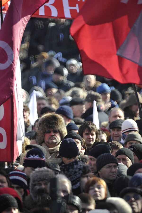 Opposition rallies in Moscow - Sputnik International