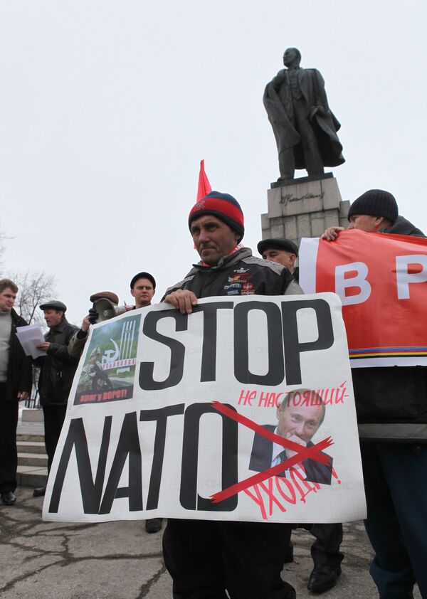 Ulyanovsk Residents Protest NATO Transit Base - Sputnik International