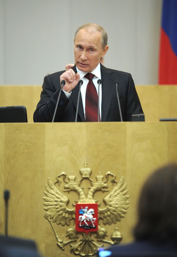 Russian Prime Minister and President-elect Vladimir Putin - Sputnik International