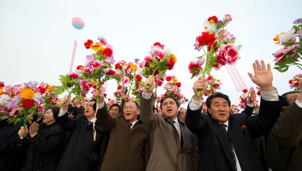 Unveiling of Kim Jong-il Monument in Pyongyang - Sputnik International
