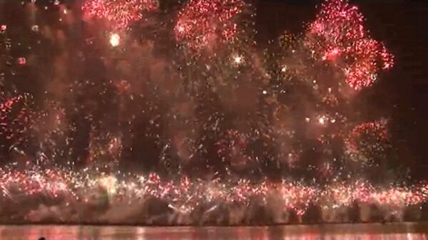 North Korea Marks 'Day of the Sun' with Grand Fireworks - Sputnik International