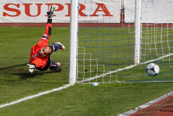 Tomsk goalkeeper Petr Vasek  - Sputnik International