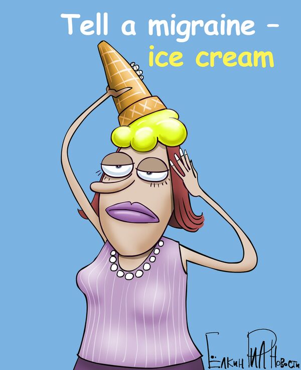 Ice Cream for Migraines - Sputnik International