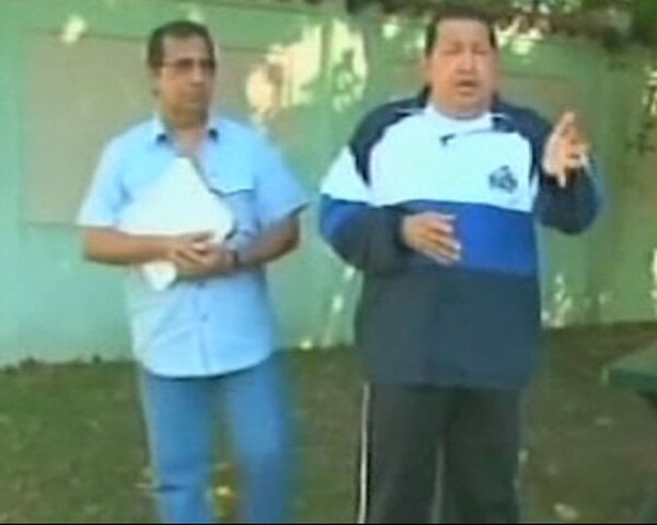 Hugo Chavez Addresses US in Recent Televised Footage  - Sputnik International
