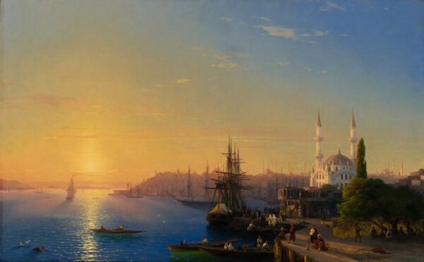 Ivan Aivazovsky’s canvas View of Constantinople and the Bosphorus - Sputnik International