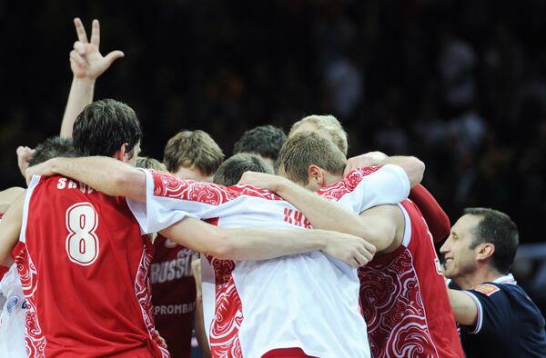 Russia basketball team players. Archive - Sputnik International