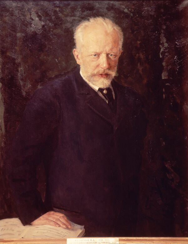 Composer Pyotr Tchaikovsky's portrait - Sputnik International
