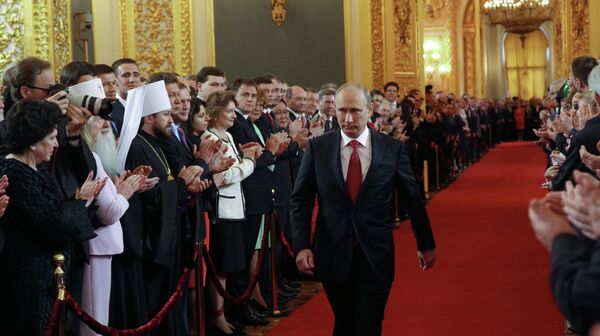 Putin Returns to Kremlin in Glittering Ceremony - Sputnik International