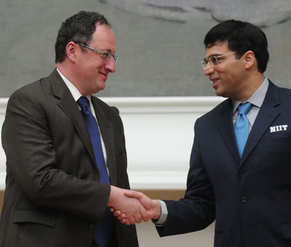 Boris Gelfand and Viswanathan Anand - Sputnik International