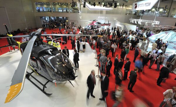 HeliRussia 2012 exhibition showcases helicopters from all over the world - Sputnik International