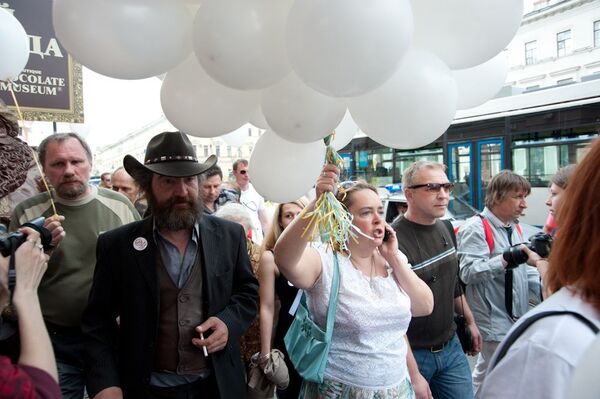 St. Petersburg protest walk on May 20 - Sputnik International