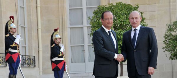 French President Francois Hollande hopes the upcoming meeting between leaders of Germany, France, Russia and Ukraine in Astana on January 15 will bring further progress at the negotiations on the situation in Ukraine. - Sputnik International