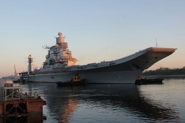 India's Russian-built aircraft carrier Vikramaditya (formerly Admiral Gorshkov) - Sputnik International