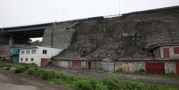 Collapse of a newly built road in Vladivostok - Sputnik International