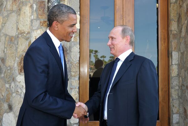 Barack Obama and Vladimir Putin - Sputnik International