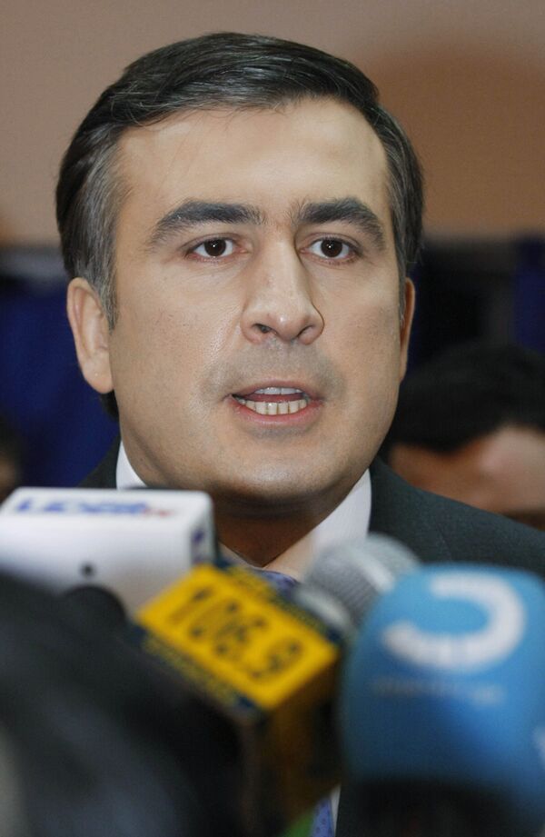 Georgian President Mikheil Saakashvili - Sputnik International