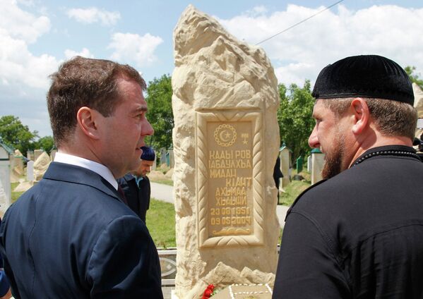 Prime Minister Medvedev Visits Chechnya - Sputnik International
