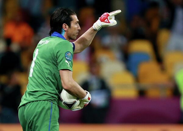 Italy goalkeeper and captain Gianluigi Buffon - Sputnik International