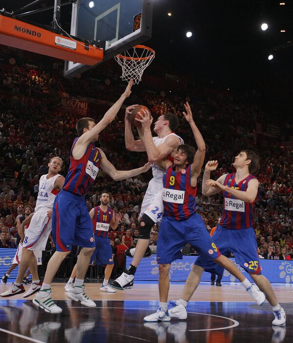 CSKA Faces Barcelona in Basketball's Euroleague         - Sputnik International
