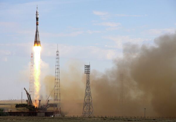 Launch of Soyuz ТМА-05М Rocket - Sputnik International