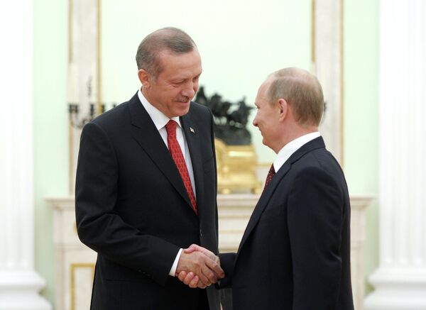 Recep Tayyip Erdogan and Vladimir Putin - Sputnik International