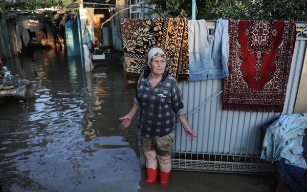 Floods in southern Russian city of Krymsk, July 17, 2013 - Sputnik International