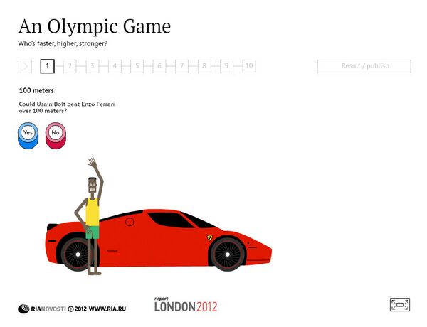 Olympic Game: Who's faster, higher, stronger? - Sputnik International