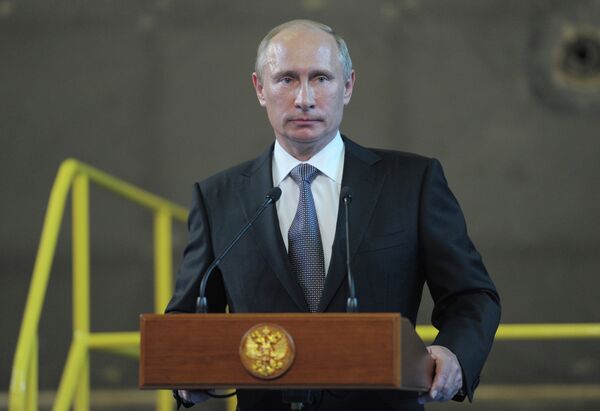 Russian President Vladimir Putin in Arkhangelsk  - Sputnik International