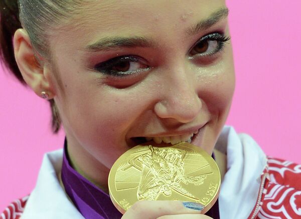 Olympic Champion Aliya Mustafina  - Sputnik International