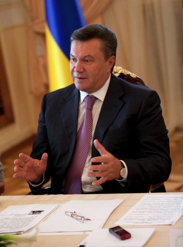 Ukraine's President Viktor Yanukovych, July 13, 2012 - Sputnik International