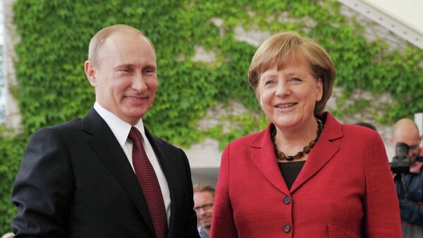 “Only together with Russia we can ensure security in Europe,” Merkel said. - Sputnik International