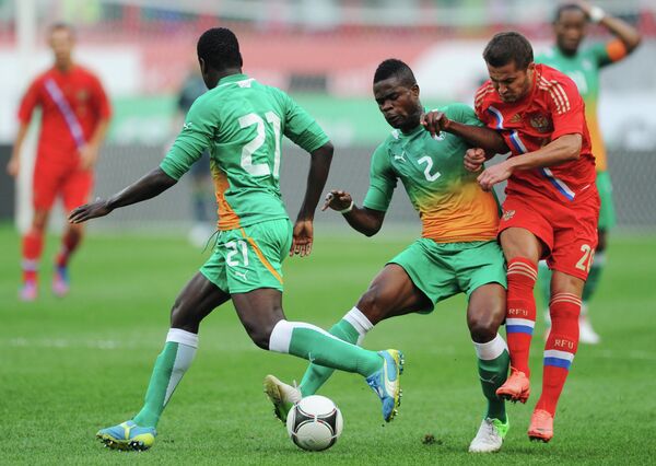 Russia drew 1-1 with the Ivory Coast - Sputnik International