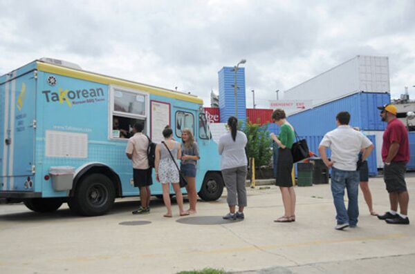 ‘Food Truck’ Frenzy Sweeps US Culinary Landscape  - Sputnik International