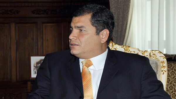 Ecuadorean president  Rafael Correa - Sputnik International