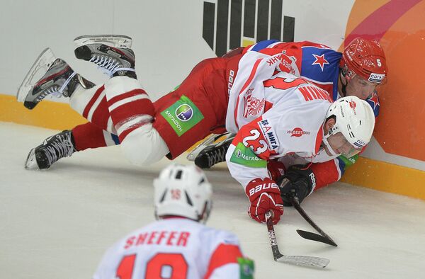 KHL: Spartak Beats CSKA in Moscow Derby          - Sputnik International