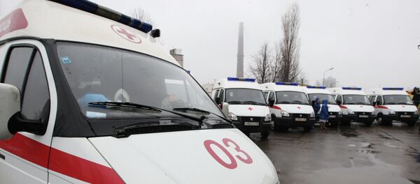 Парк городской скорой помощи пополнился новыми автомобилями Парк городской скорой помощи пополнился новыми автомобилями - Sputnik International