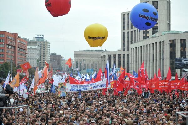 Mass protests in Moscow (archives) - Sputnik International