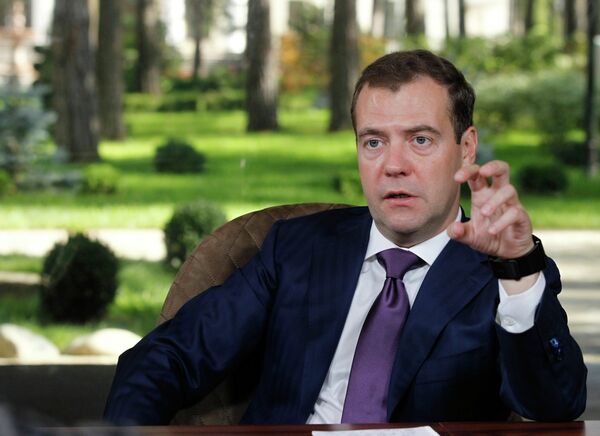 Russian Prime Minister Dmitry Medvedev  - Sputnik International