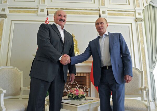 Meeting of Alexander Lukashenko and Vladimir Putin in the Black Sea resort of Sochi - Sputnik International