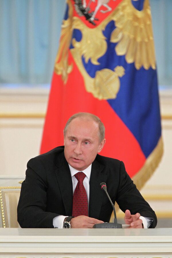 Putin Roots for Russians at Kremlin Cup     - Sputnik International