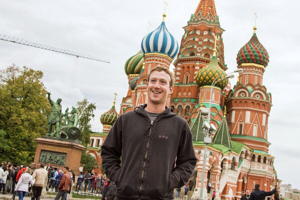 Facebook Founder Zuckerberg in Moscow  - Sputnik International