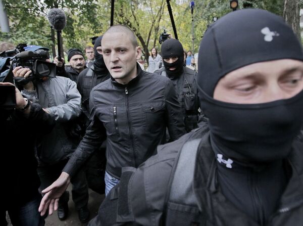 Russian Protest Leader Udaltsov Faces 10 Years in Jail - Sputnik International