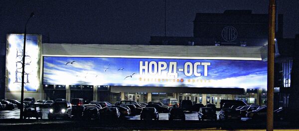 A group of about 40 Chechen terrorists, including women, took more than 800 hostages at the House of Culture Theater in the Dubrovka area of Moscow on October 23, 2002 - Sputnik International