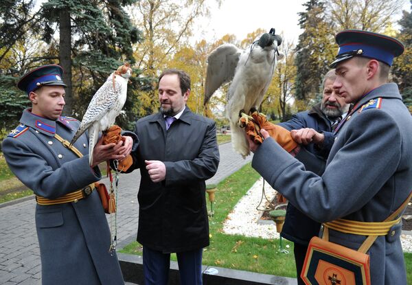 Kremlin Adopts Two Gyrfalcons for Ceremonial Duty - Sputnik International