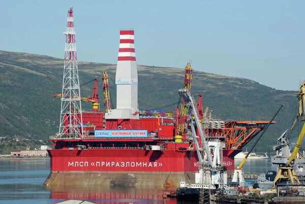 Prirazlomnaya oil rig - Sputnik International