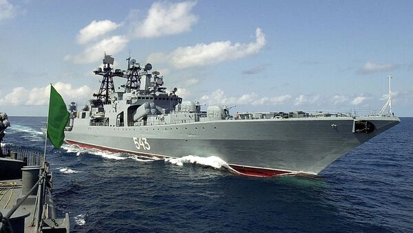 Russian destroyer Marshal Shaposhnikov - Sputnik International