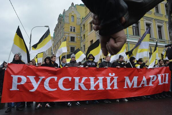 Russian Nationalists March in Moscow. November 4, 2012 - Sputnik International