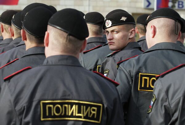 120,000 Law Enforcers to Ensure Order During Russia Elections - Sputnik International