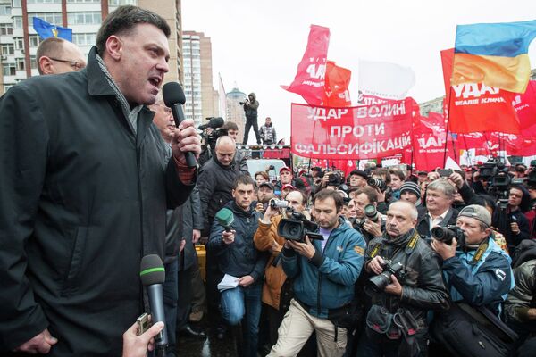 Oleh Tyahnybok, the leader of the nationalist Freedom party - Sputnik International