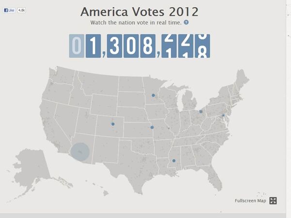 Facebook Tracks Real-Time Voters in US Election         - Sputnik International